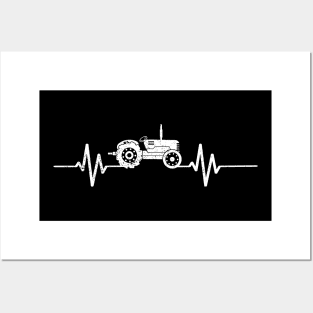 Heartbeat Tractor Posters and Art